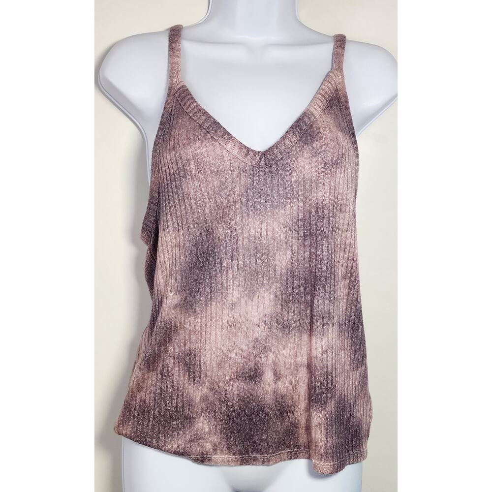 American Eagle Soft & Sexy Rib Tie Dye Tank Top XL Stretch